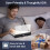 Lampe de lecture LED intelligente rechargeable blanche 3 couleurs 8