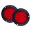 12V-24V4-tommer 16-LED runde baglygter2 stk. 7