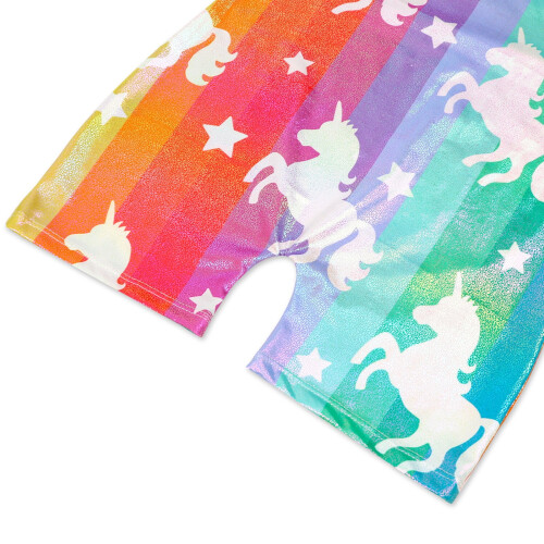 Κορμάκια γυμναστικής για κορίτσια Unicorn Aurora Rainbow Γοργόνα Δεινόσαυρος Cupcake Sparkle Biketard 2