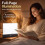 Lampe de lecture LED intelligente rechargeable blanche 3 couleurs 3