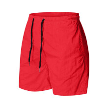 Pantalones cortos deportivos para hombre, secado en 5 minutos, estilo cargo, ideales para senderismo y gimnasio, color rojo, talla L. Compatibles con