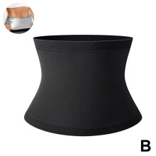 Sauna Suit Waist Trimmer for Women, Waist Trainer Lower Belly Waist Trimmer Corset Tummy Wrap Sweat Belt Band (Silvery XL)
