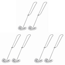 Ensemble de 2 fouets Ă ressort en acier inoxydable, 25 cm