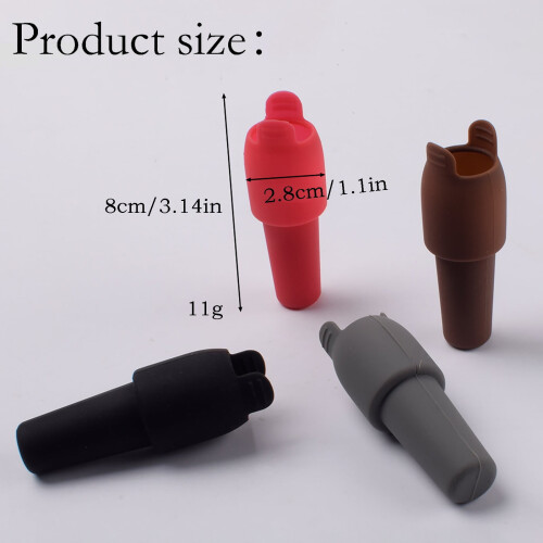Rolha de vinho de silicone com alça – Vedação dupla, 1 unidade 2