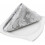 Slub polyesterservetter med spetskant, 6-pack 1