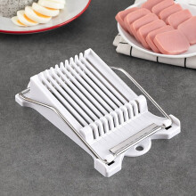 EASTIN Versatile Stainless Steel Slicer for Eggs Bananas & Ham - Manual Kitchen Gadget with Non-Slip Base Egg Slicer Kitchen Tools