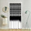 Boho shower curtain polyester abstract geometric 36x72 in 1