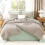 Comforter Set, Lightweight Solid Bedding Comforter Set, Fluffy Down Alternative Bed Set, Dark Oatmeal, Twin XL 6