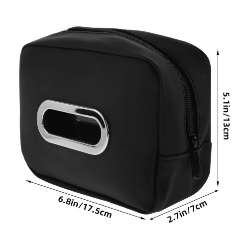 Worgeous Bilpapirboks Bagsæde Organizer Holder til Visir Serviet Sort 1