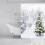 Winterbos Kerst Douchegordijn Waterdicht 72x72 4