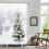 Winterbos Kerst Douchegordijn Waterdicht 72x72 8