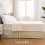 Waffle Weave Bed Skirt 14" Drop Cal King 5