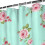 Κουρτίνα ντους με floral εκτύπωση 84x72 ίντσες με 12 γάντζους 3