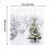 Winterbos Kerst Douchegordijn Waterdicht 72x72 3