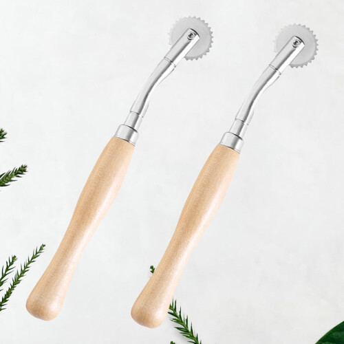 2Pcs Tracing Wheel Paper ClothSewing Overstitch Wheel Tool Sewing Tools 1