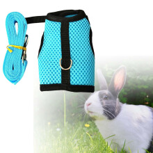 Rabbit Harness and Leash Set Mesh Vest Harness for Small Animals Ferrets Cat S