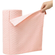 Rouleau de 60 chiffons de nettoyage en microfibre Starfreshi, réutilisables et détachables, pour voiture, cuisine et plus encore (rose) –