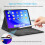 Capa com teclado touchpad e mouse para iPad Air 4 e 5 5
