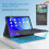 Capa com teclado touchpad e mouse para iPad Air 4 e 5 2