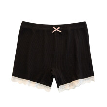 Haine pentru fete mici, pantaloni scurți de vară pentru fete, pantaloni anti-țânțari pentru copii, subțiri, respirabili și răcoroase, negri,