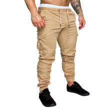 Men's Relaxed Fit Cargo Pants Cargo Pant Solid Khaki Xl
