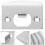 FRCOLOR deadbolt protector Deadbolt Plate Stainless Steel for Doors Exterior Doors 2pcs 5