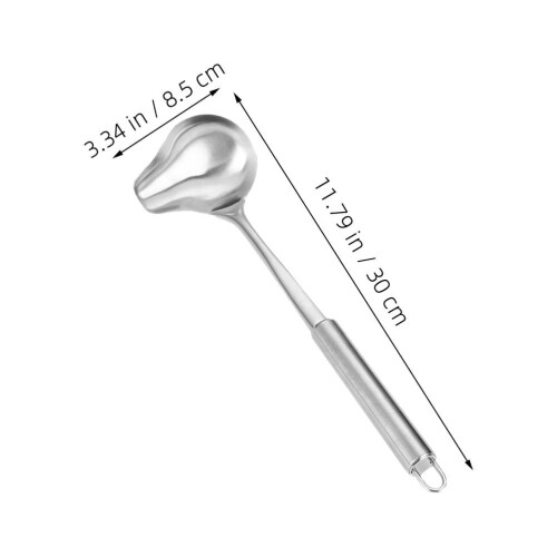 Small Metal Ladle Silver 1Pack 1