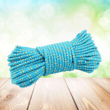 20m 5mm Durable Thickened Reflective Outdoor Survival Paracord Parachute Cord Lanyard Rope (Sky-blue)