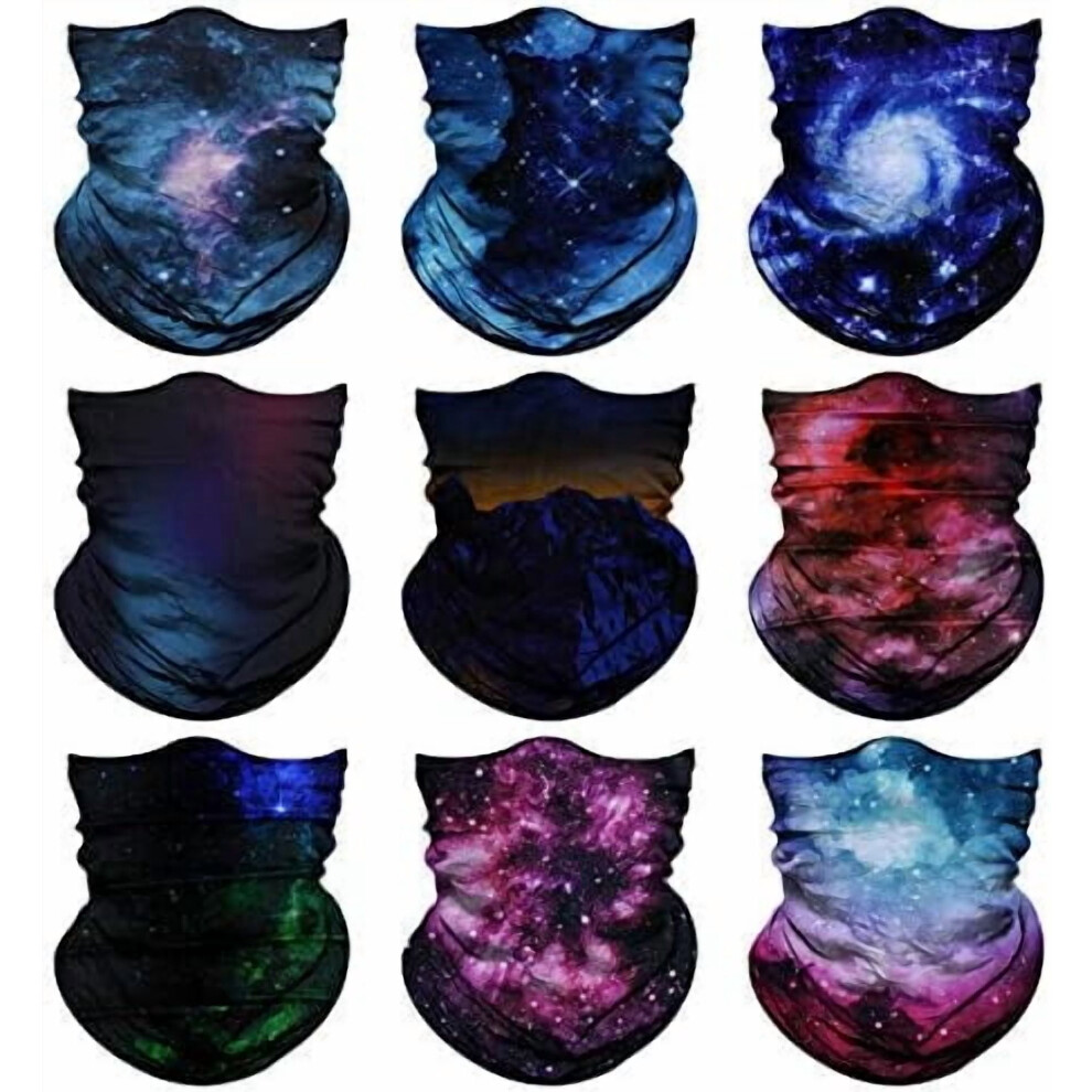 Neck Gaiter Face Mask Men Women,Seamless Bandana Rave Face Cover Scarf Mask,Balaclava,Headband, Head Wrap,Headwear 9110895502587