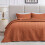 Ensemble de courtepointe pour lit double/queen avec taies d'oreiller, polyester léger, 1