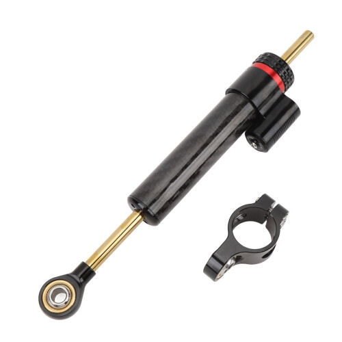 Verstellbare Motorrad-Lenkerdämpfer-Stabilisator 75MM, Carbonfaser 1