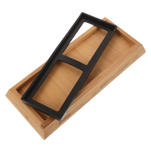 OUNONA Stone Holder Whetstone Base Storage for Sharpening Stone Work 21.50X9.50X2.50CM 2