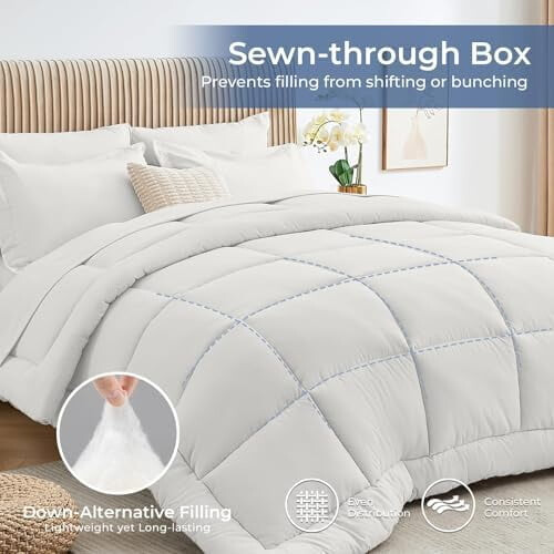 Queensize microvezel beddengoedset, 5-delig 1