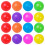 100pcs Round Plastic Ball Pit Balls Assorted Colours 1