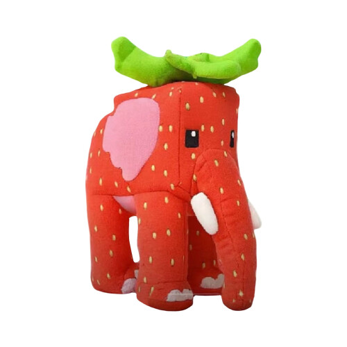 Elefante de Pelúcia Morango Ultramacio 25cm (1 unidade) 1
