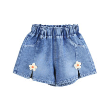 Toddler Girls Clothes, Girls Jean Shorts, Fashion Girls' Jeans Short Pants Children's Jeans Short Pants Casual Outerwear Pants, Blue F, 4-5 Years