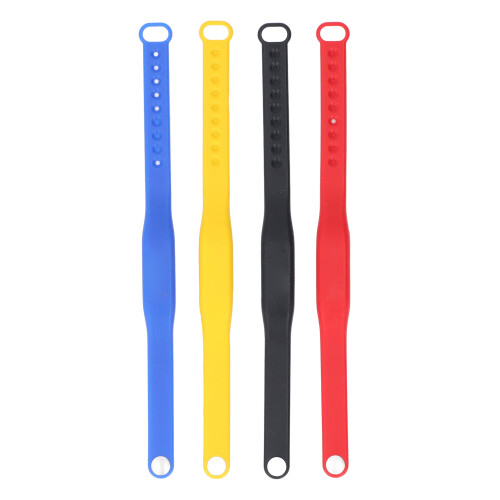 4PCS T5577ID Rewritable NFC IC Wristbands Red/Blue 2