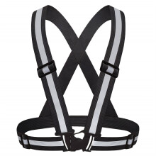 GASTROPOD Reflective Safety Vest, Easy Slip-On, Adjustable Shoulder Straps, for Night Running – Compatible with Running Gear