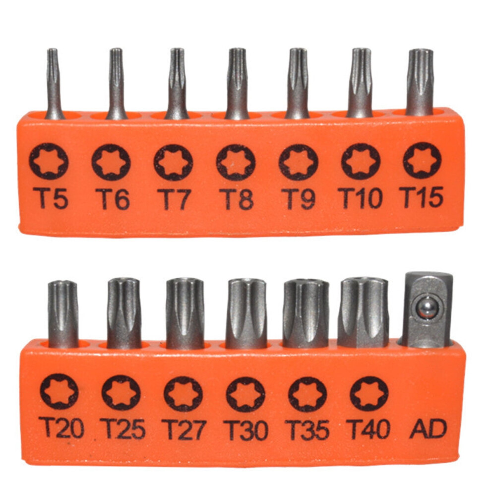 Tamper-Proof Torx Bit Set (T5âT40), Precision Security Bits, Advanced Steel, For Automotive & Home Repairs 9071309803297