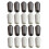 Pack Of 20 Guitar 3 Way Toggle  Cap Tips Buttons For / Guitar Accessory 4Mm 2