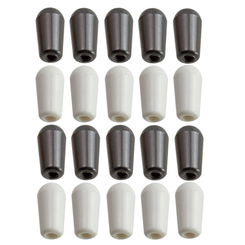 Pack Of 20 Guitar 3 Way Toggle  Cap Tips Buttons For / Guitar Accessory 4Mm 1