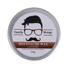Lanthome Male Beard Wax Attractive Mustache Moustache Nourishing Beard Care Improve Messy Sparseness Reducing Curls Hair Growth Cream 30G Hair Pattern