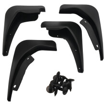 Molded Mud Flaps For Fiesta Mk7 2009 - 2017 Mudflaps Guards Mudguards 2010 2011 2012 2013 2014 2015 2016 Accessories