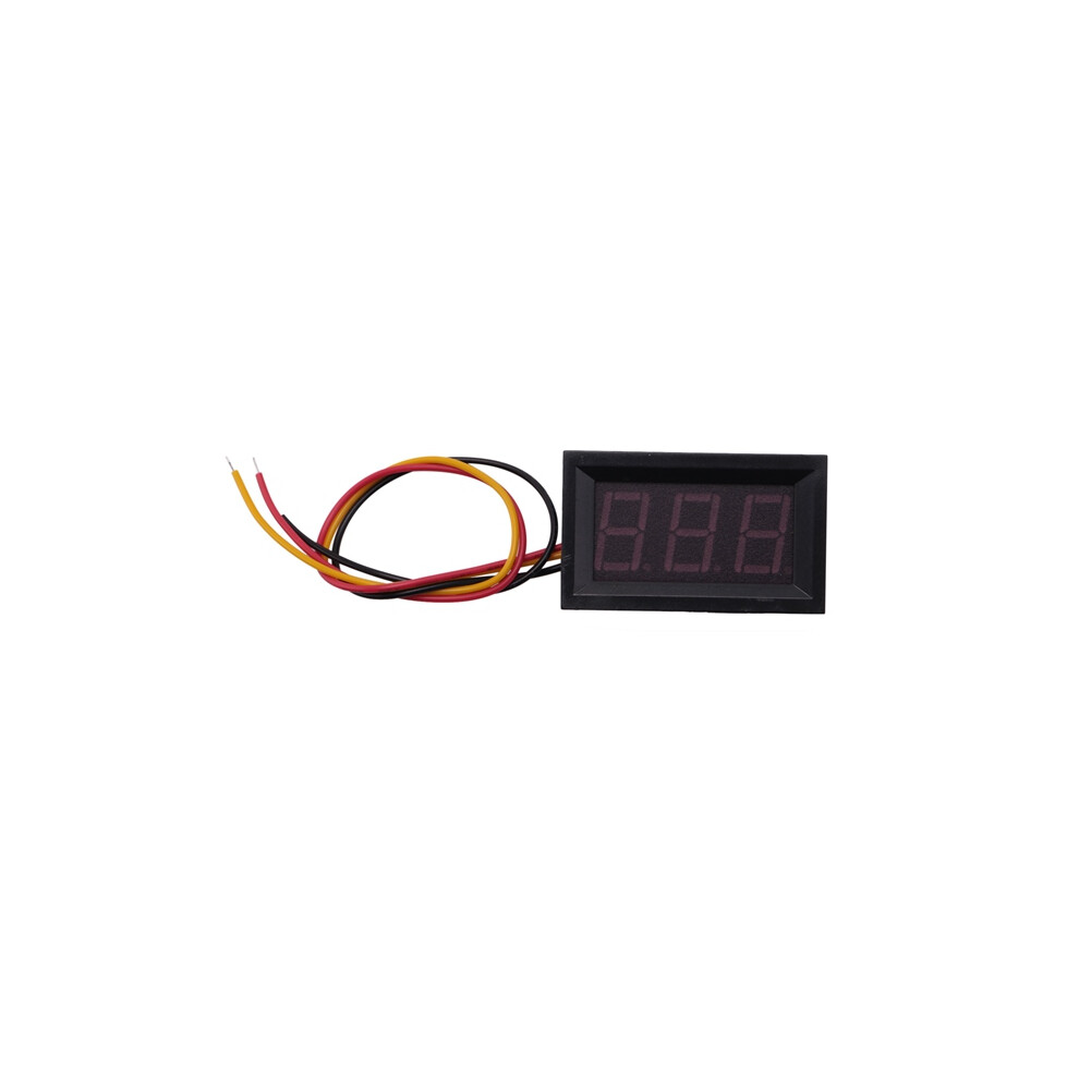 0-99.9V 3 Wire Led Digital Display Panel Volt Meter Voltage Voltmeter Car Motor - Green 6034189262069