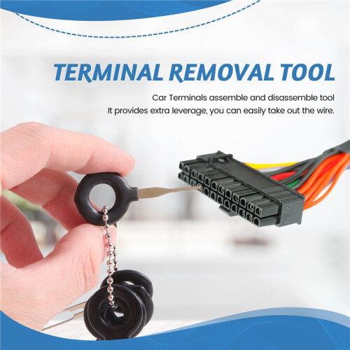 Automotive Tools 26Pcs Car Terminal Removal Tool Kit Wire Connector Pin Release Extractor Puller 1