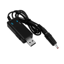 USB Boost Converter USB Step- Converter Cable 5V To 9V 12V 3.5X1.35Mm Connecter for Power Converter,1 Support 1