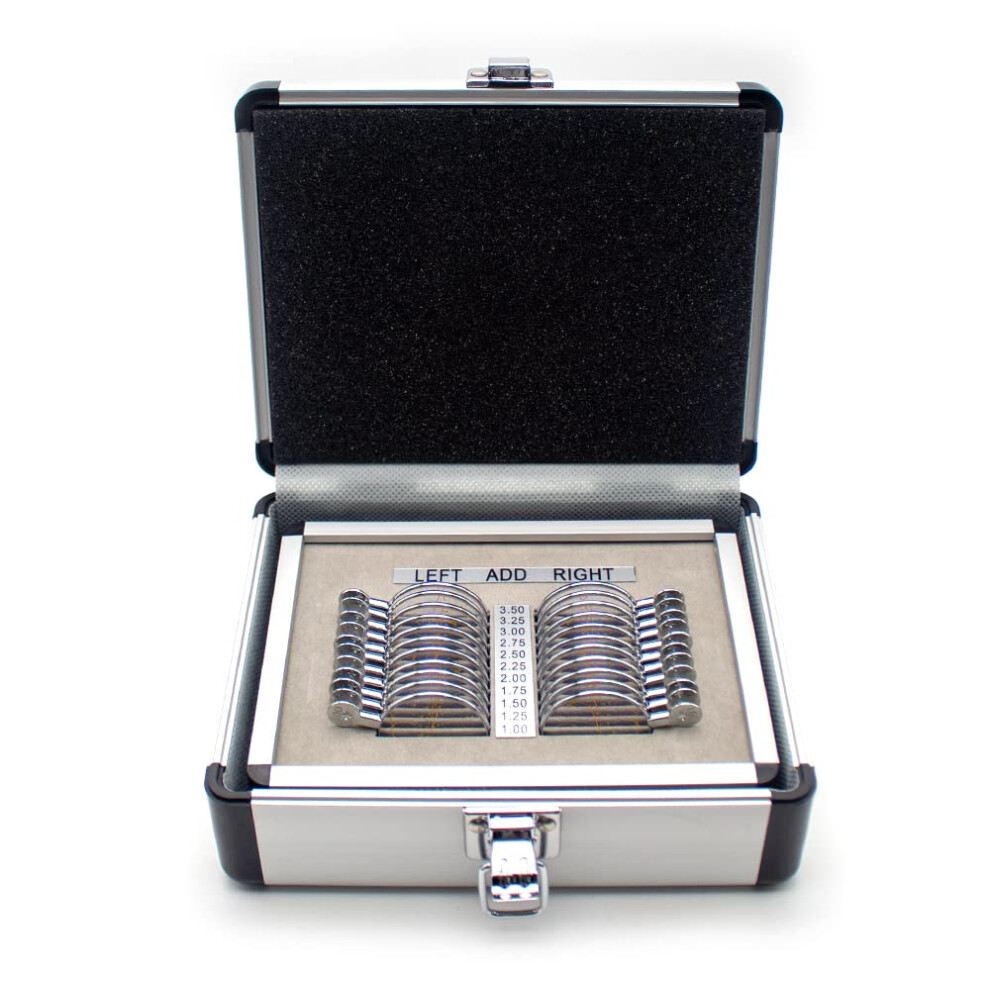 Light Optical Progressive Trial Lens Set 22 Pcs Ophthalmic Lenses With Storage Case For Eye Exam