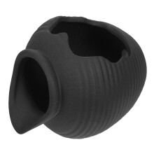 Ceramic Fountain Jar with Relaxing Waterfall Flow for Garden Decor and Indoor Outdoor Water Feature