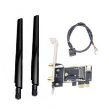 Adapter do Kart PCIE WiFi Bezprzewodowa Karta Sieciowa M2 NGFF Konwerter na Komputer Stacjonarny Wi-Fi 8260 8265NGW AX200 9260 7265