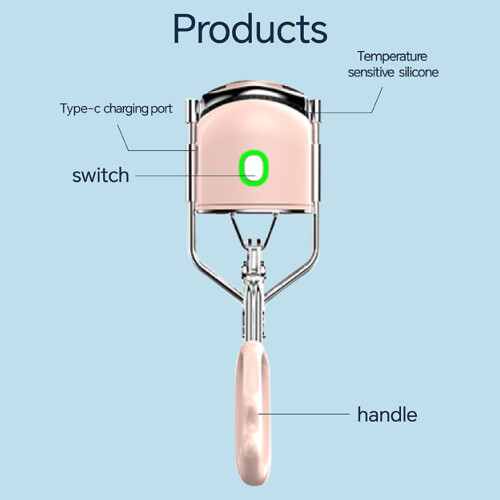 2-Gear Heated Lash Curler USB 230 mAh Black 2